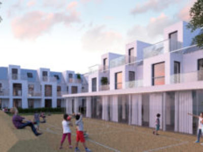 © RUNSER / PRANTL architekten, Passiv Wohnhausanlage, 1210 Wien, Österreich, Wettbewerb, 2019, Passiv Wohnhausanlage