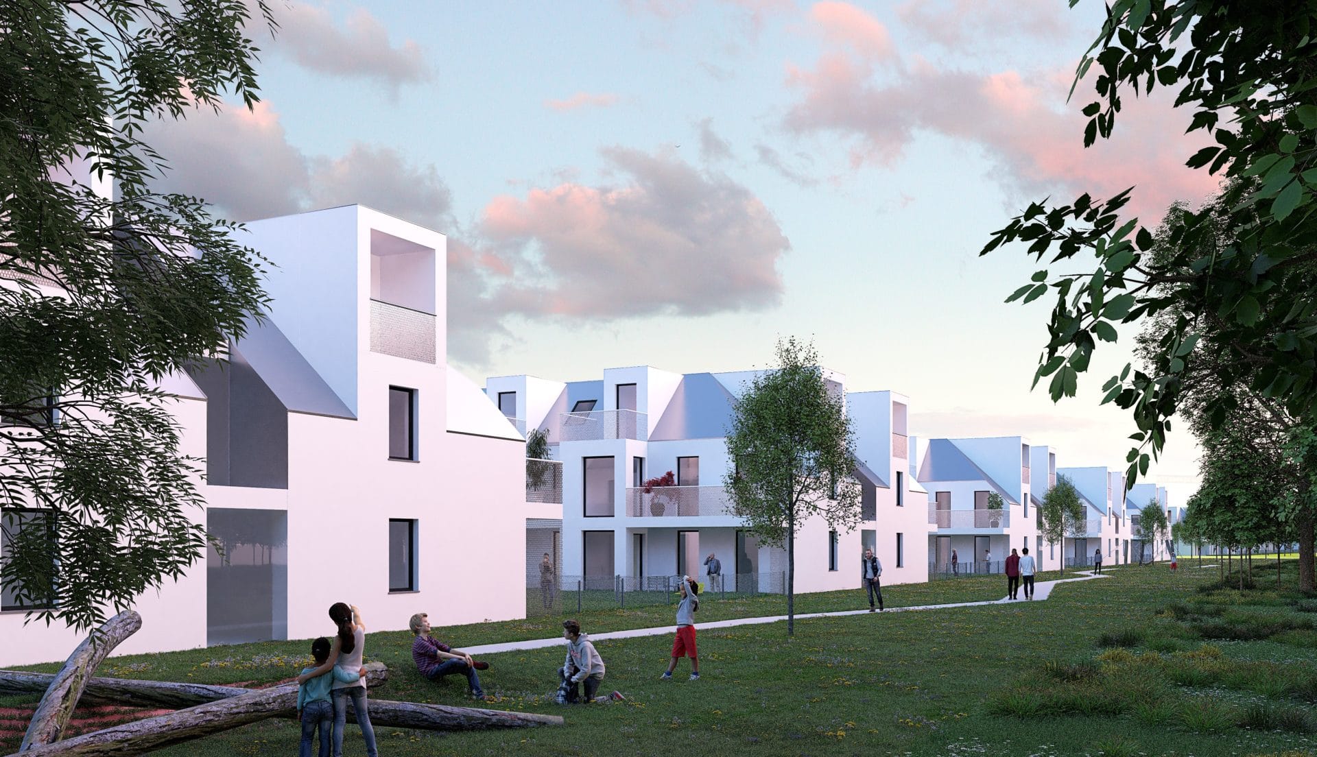 © RUNSER / PRANTL architekten, Passiv Wohnhausanlage, 1210 Wien, Österreich, Wettbewerb, 2019, Passiv Wohnhausanlage