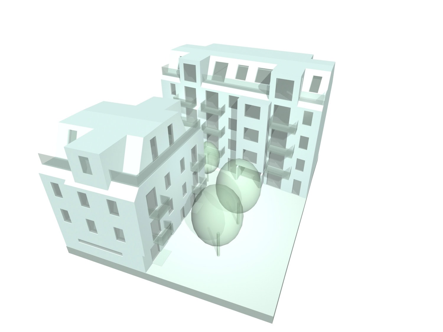 <p>© RUNSER / PRANTL architekten, Wohnhausanlage Auhofstrasse, 1130 Wien, Österreich, 2007, Wohnhausanlage</p>