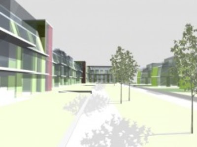 <p>© RUNSER / PRANTL architekten, Passiv Wohnhausanlage - Neue Siedlerbewegung, 1220 Wien, Österreich, Bauträgerwettbewerb, 2006, Passiv Wohnhausanlage</p>