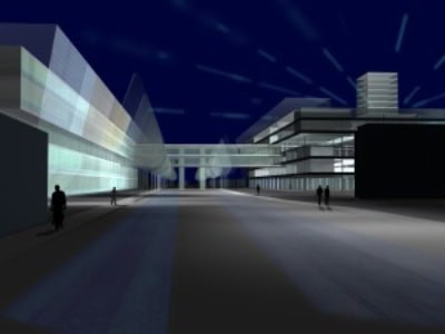 <p>© RUNSER / PRANTL architekten, Harter Plateau Leonding Umgestaltung, 4060 Leonding, Oberösterreich, Österreich, Wettbewerb, 2003, Kaufpark, Bürohaus, Wohnhausanlage</p>