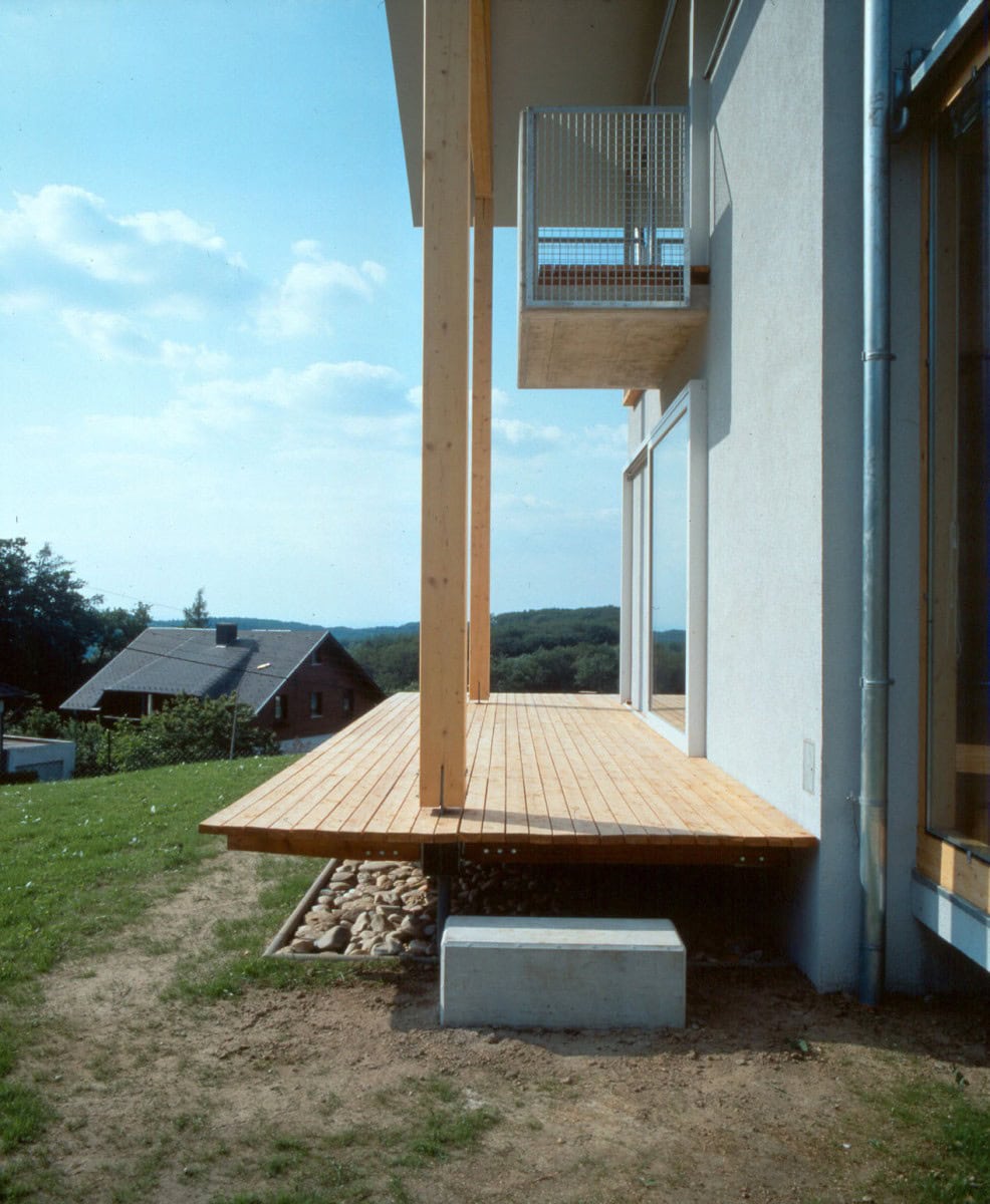 © RUNSER / PRANTL architekten, Haus am Hang, 3413 Hintersdorf, Niederösterreich, Österreich,1994, Wohnhaus, Wohnung, Fotograf Margherita Spiluttini