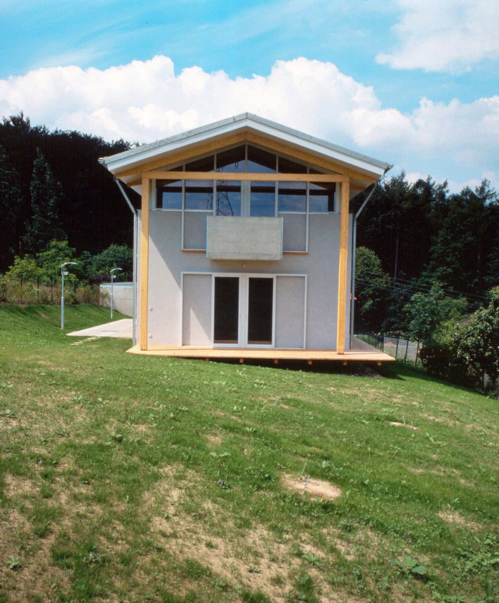 © RUNSER / PRANTL architekten, Haus am Hang, 3413 Hintersdorf, Niederösterreich, Österreich,1994, Wohnhaus, Wohnung, Fotograf Margherita Spiluttini
