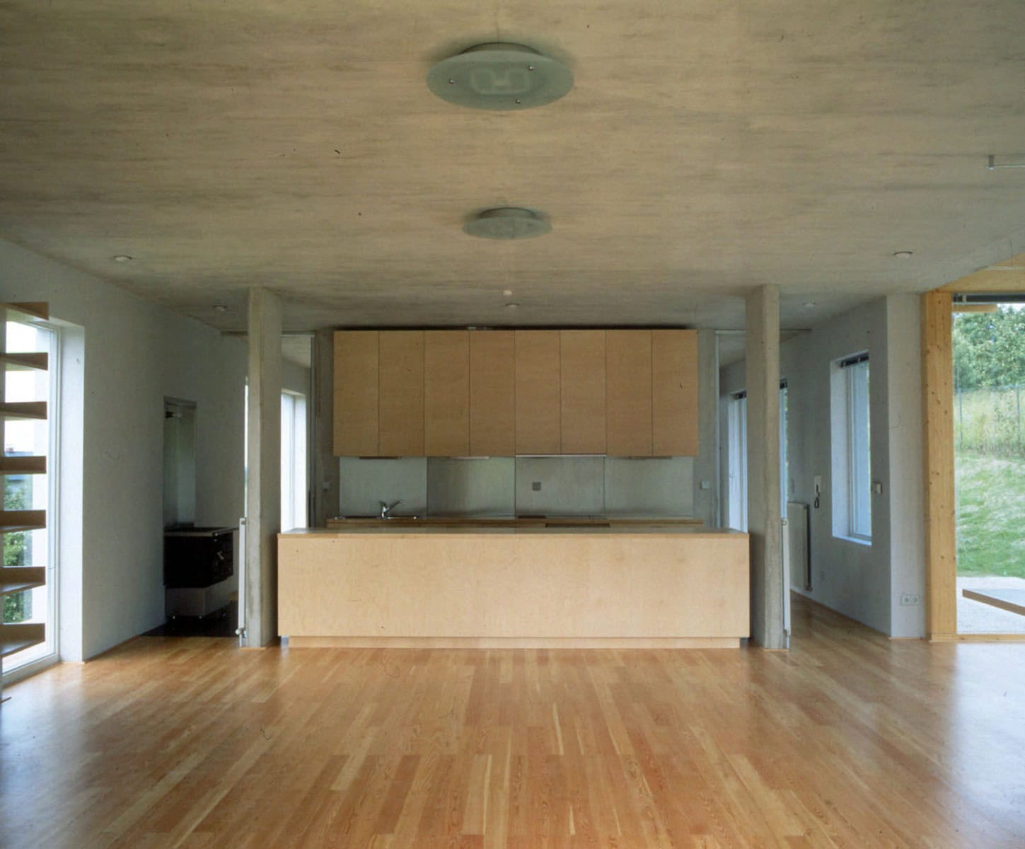 © RUNSER / PRANTL architekten, Haus am Hang, 3413 Hintersdorf, Niederösterreich, Österreich,1994, Wohnhaus, Wohnung, Fotograf Margherita Spiluttini