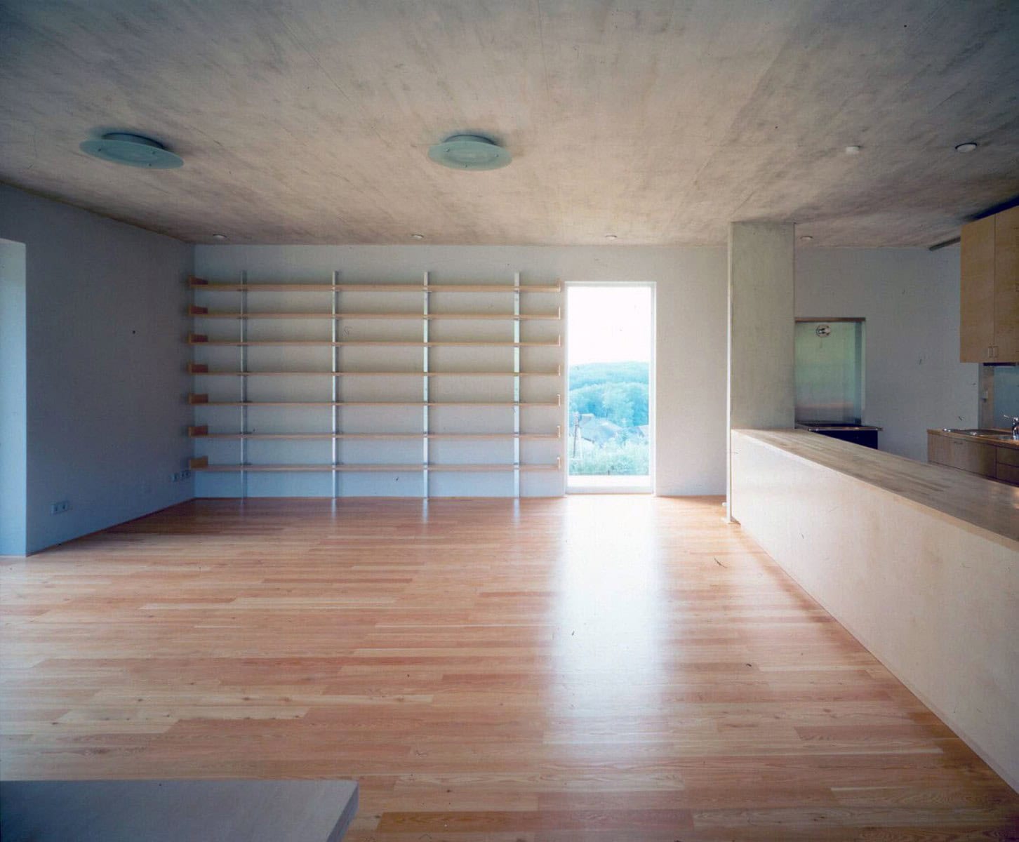 © RUNSER / PRANTL architekten, Haus am Hang, 3413 Hintersdorf, Niederösterreich, Österreich,1994, Wohnhaus, Wohnung, Fotograf Margherita Spiluttini