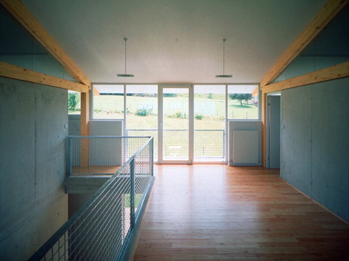 © RUNSER / PRANTL architekten, Haus am Hang, 3413 Hintersdorf, Niederösterreich, Österreich,1994, Wohnhaus, Wohnung, Fotograf Margherita Spiluttini