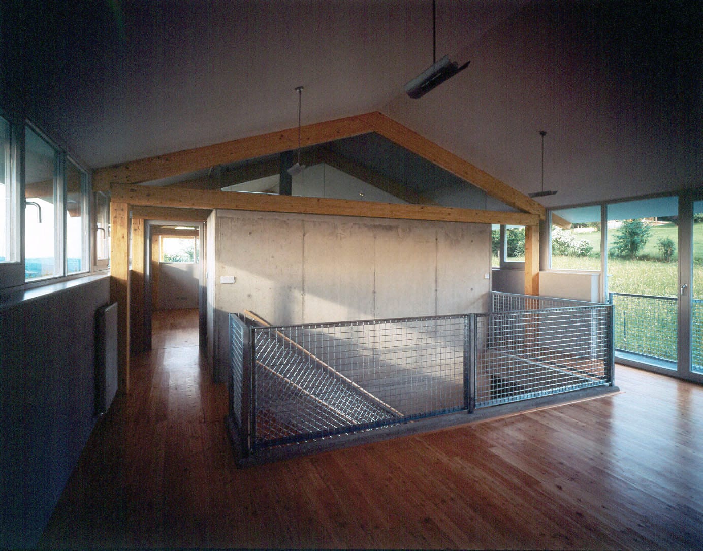© RUNSER / PRANTL architekten, Haus am Hang, 3413 Hintersdorf, Niederösterreich, Österreich,1994, Wohnhaus, Wohnung, Fotograf Margherita Spiluttini