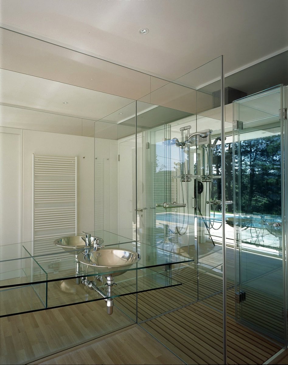 © RUNSER / PRANTL architekten, Haus K., 3413 Oberkirchbach, Niederösterreich, Österreich, 2005, Wohnhaus, Bad, Fotograf Margherita Spiluttini