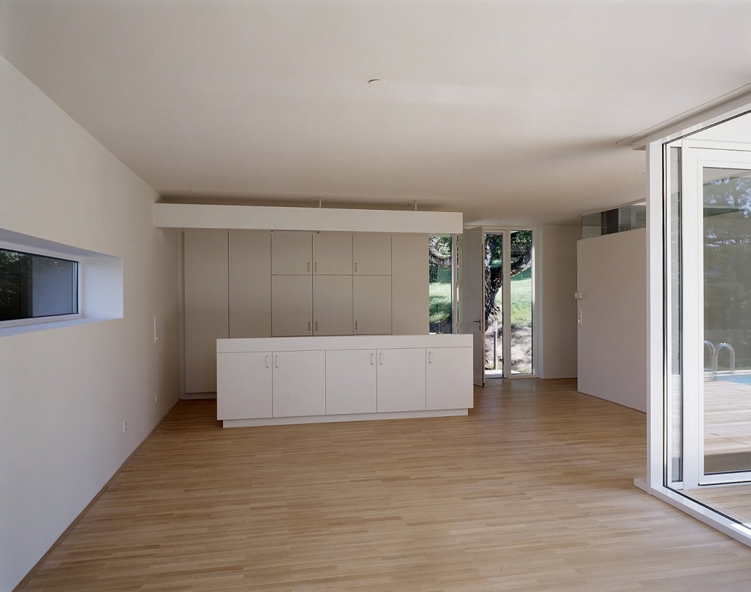 © RUNSER / PRANTL architekten, Haus K., 3413 Oberkirchbach, Niederösterreich, Österreich, 2005, Wohnhaus, Bad, Fotograf Margherita Spiluttini