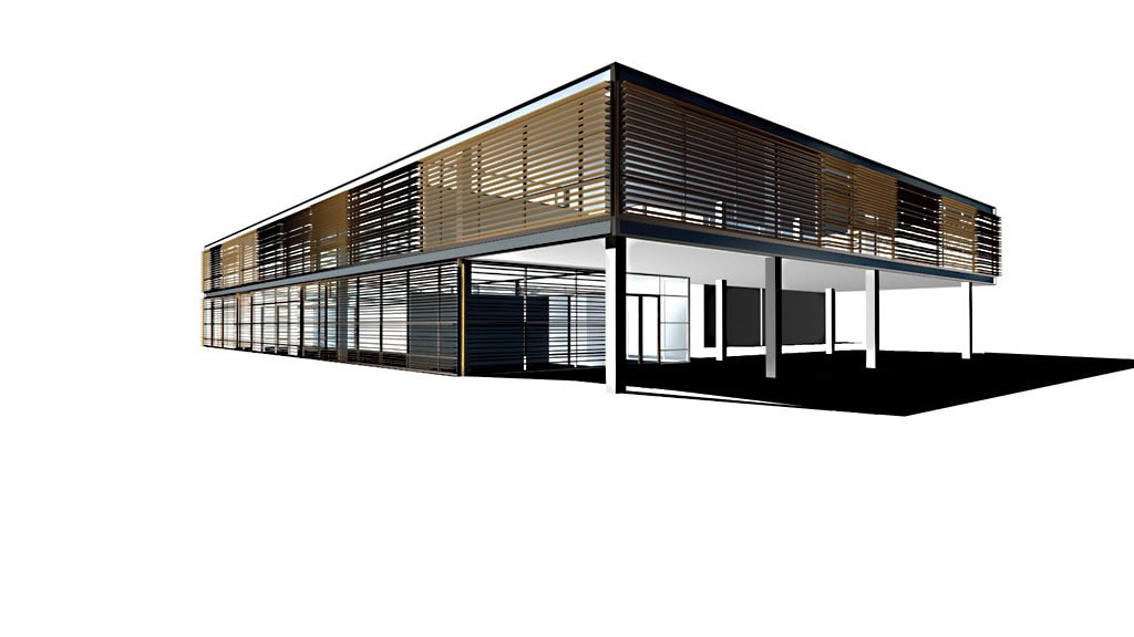 © RUNSER / PRANTL architekten, Maria Enzersdorf Neues Rathaus, 2344 Maria Enzersdorf, Niederösterreich, Österreich, 2002, Rathaus