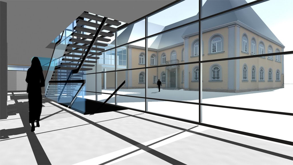 © RUNSER / PRANTL architekten, Maria Enzersdorf Neues Rathaus, 2344 Maria Enzersdorf, Niederösterreich, Österreich, 2002, Rathaus