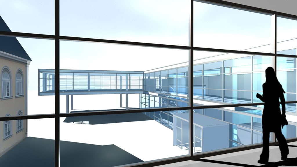 © RUNSER / PRANTL architekten, Maria Enzersdorf Neues Rathaus, 2344 Maria Enzersdorf, Niederösterreich, Österreich, 2002, Rathaus