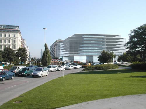 <p>© RUNSER / PRANTL architekten, ÖBB Bürogebäude Praterstern, 1020 Wien, Österreich, Ideenwettbewerb, 2004, Bürohaus<p>
