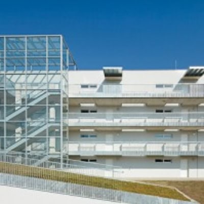 © RUNSER / PRANTL architekten, Niedrigstenergie Wohnhausanlage, 2700 Wiener Neustadt, Niederösterreich, Österreich, 2011, Niedrigstenergie Wohnhausanlage, Fotograf Rupert Steiner