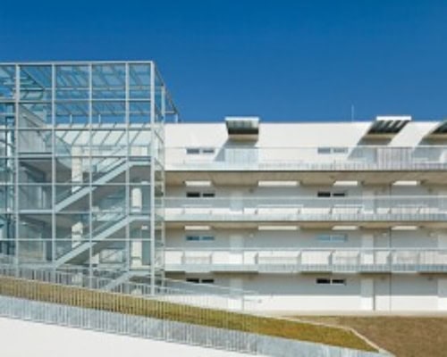 © RUNSER / PRANTL architekten, Niedrigstenergie Wohnhausanlage, 2700 Wiener Neustadt, Niederösterreich, Österreich, 2011, Niedrigstenergie Wohnhausanlage, Fotograf Rupert Steiner