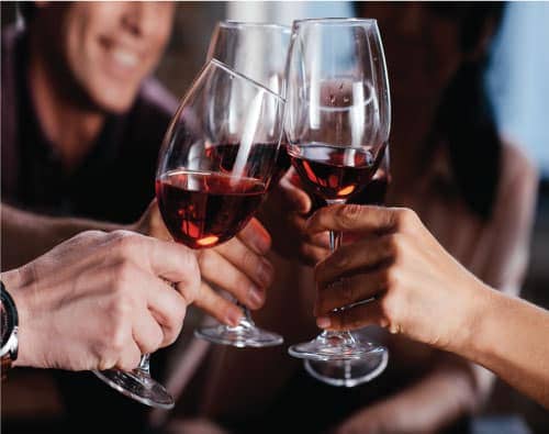 wine glasses