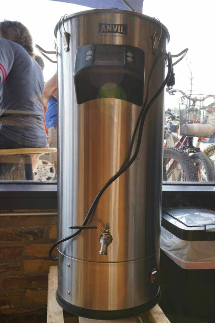 Brewing equipment scaled
