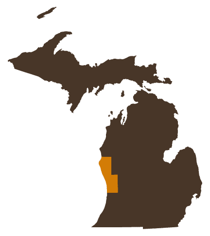 Map highlighting Michigan service area for All Season Innovations.