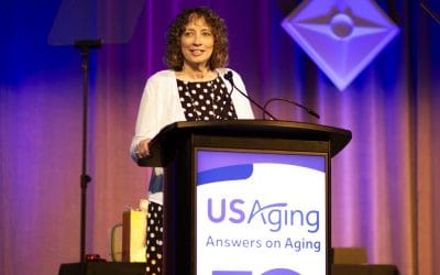 Pam Curtis Concludes Term as President of USAging
