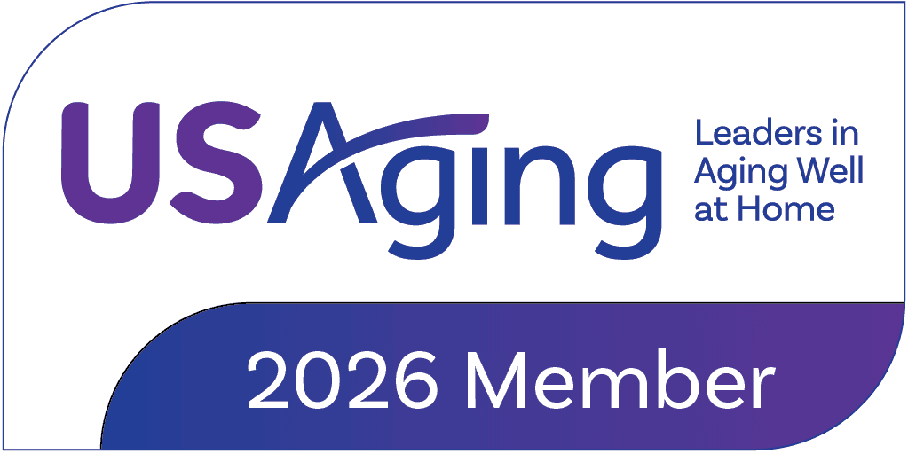All Season Innovations logo with US Aging 2026 Member badge for aging well at home.