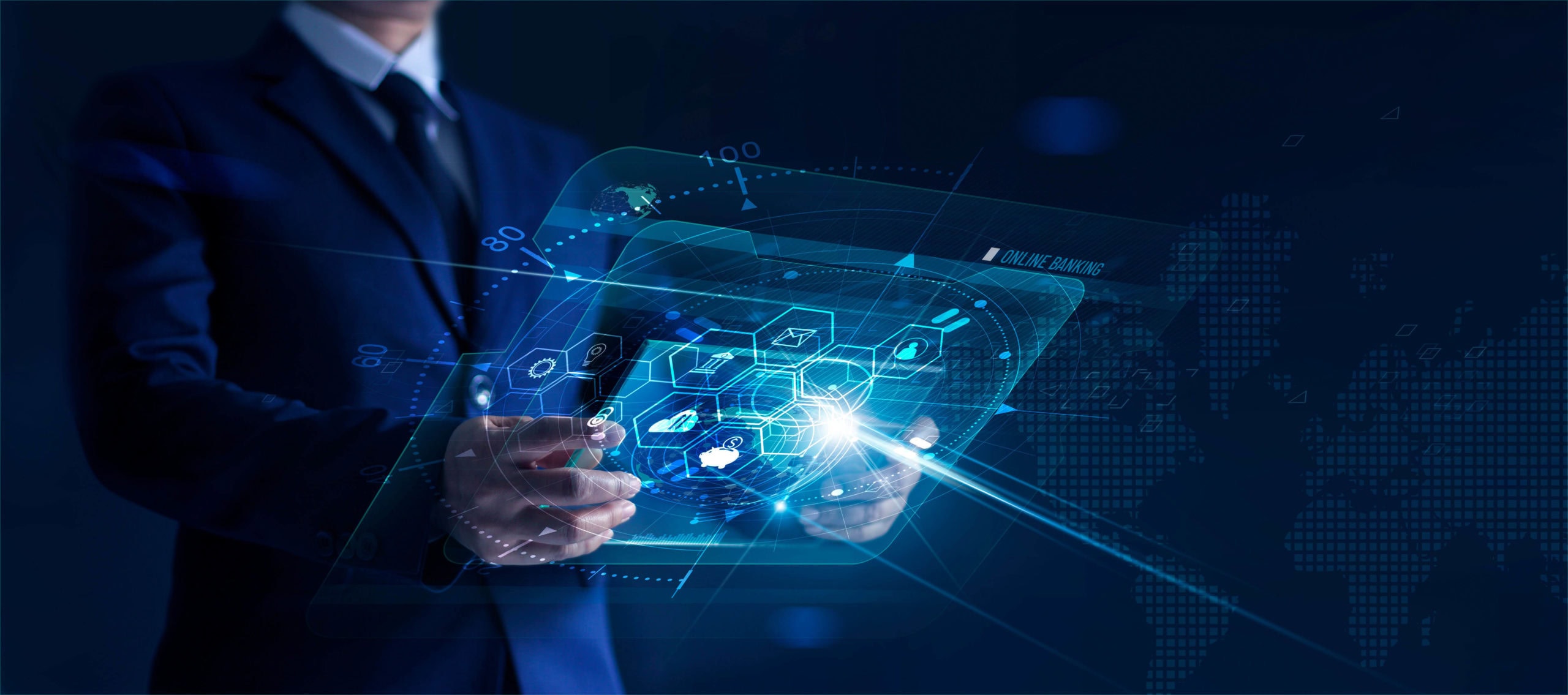 modern virtual interface banking