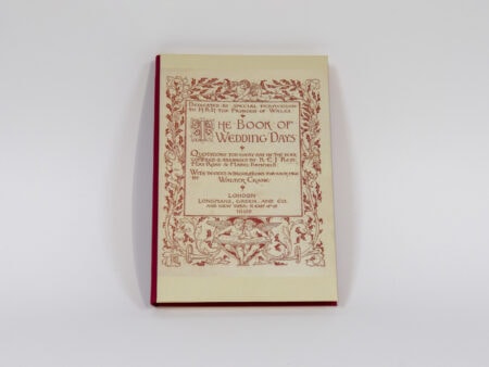 Vista de la portada del libro The book of Wedding Days