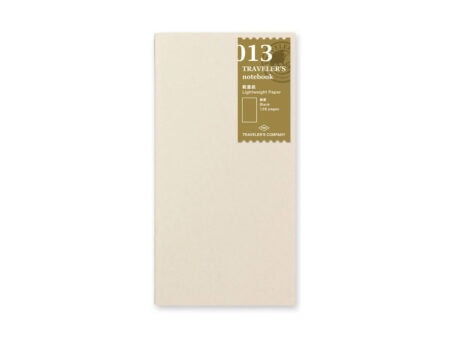 Vista del Recambio 013 para Traveler’s Notebook con papel super fino