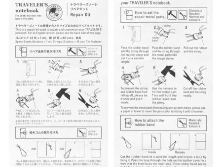 Instrucciones de uso del recambio 009 para Traveler’s Notebook