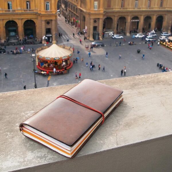 Ejemplo de uso de las gomas del recambio 009 para Traveler’s Notebook