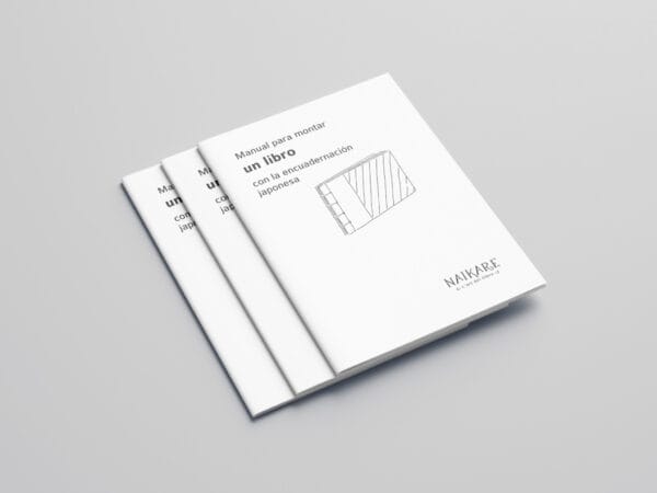 Manual del kit de encuadernación japonesa de Naikare