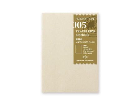 Vista del recambio 005 de Traveler's passport