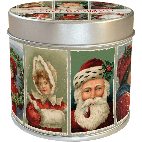 Vela Noel vintage aroma manzana navideña Imagen de vela aromatica Skona Ting con aroma manzana navideña