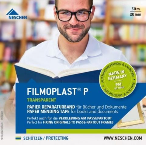 Vista de la portada de la caja de Filmoplast-P