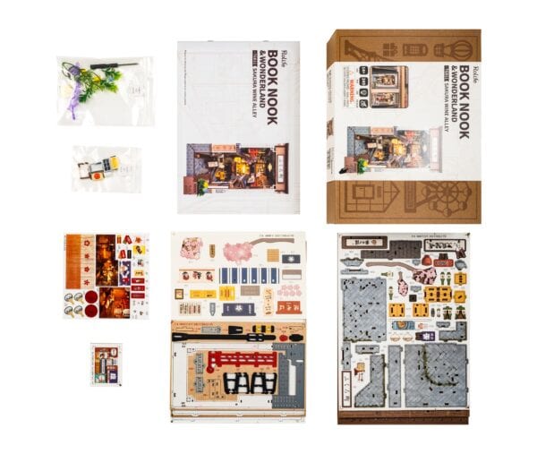 Sakura wine alley 04 Book nook (separadores de estantería)