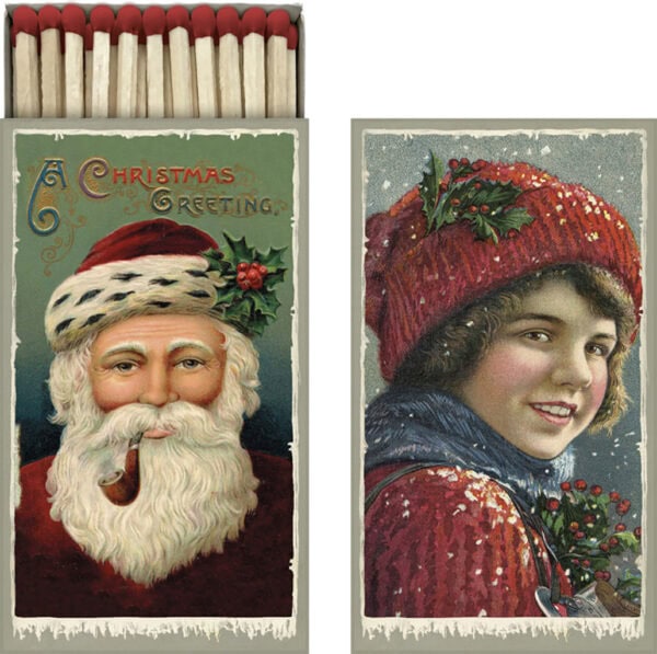 Cerillas Noel y niña Cerillas Navidad Skona Ting