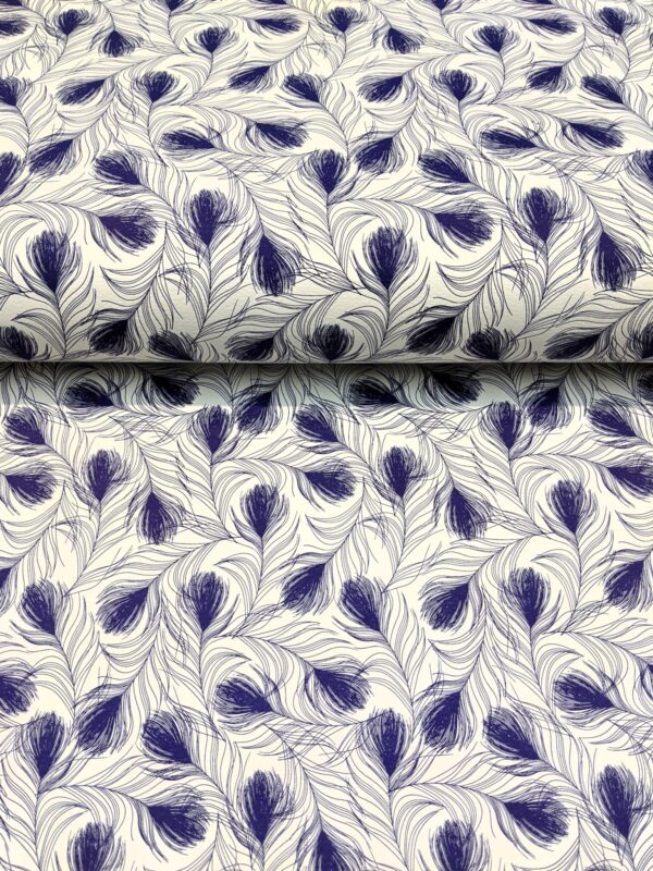 Diseño de plumas azules