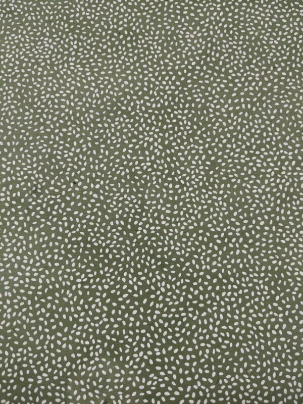 Papel del Nepal color verde con puntitos blancos