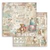Imagen hoja del bloc de scrap Brocante Antique