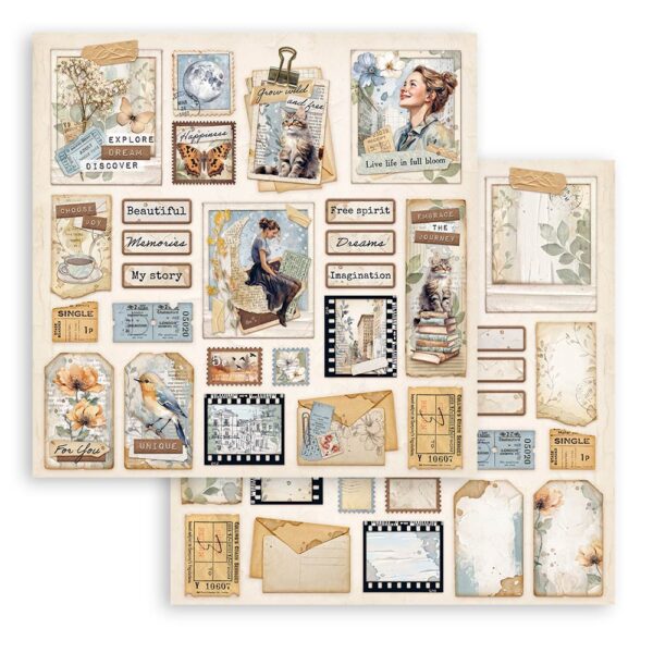 Imagen hoja del bloc de scrap Secret Diary