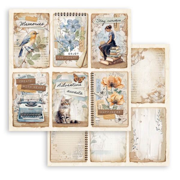 Imagen hoja del bloc de scrap Secret Diary