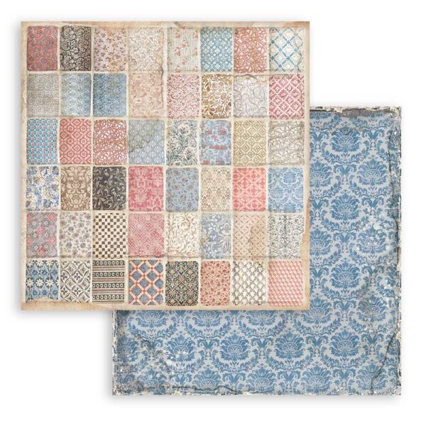 Imagen hoja del bloc de scrap Vintage Library-Fondos