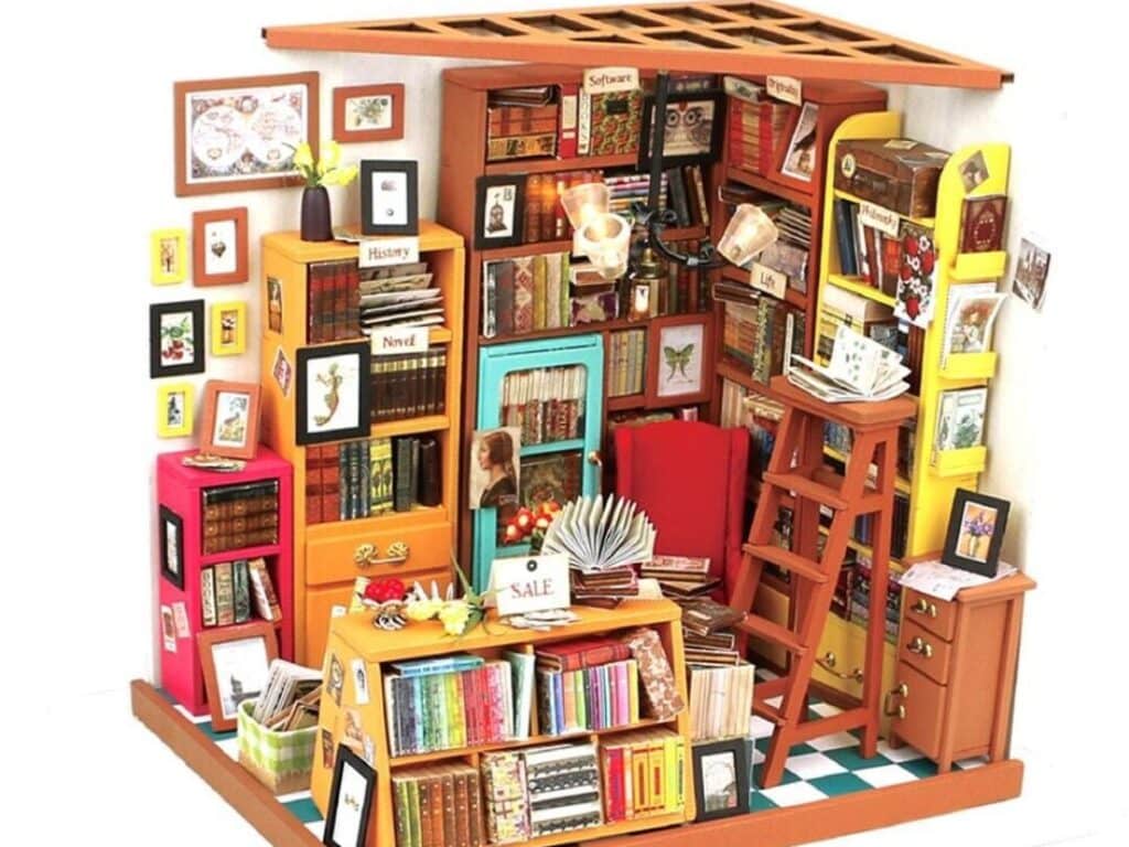 Imagen de la casita estudio de Sam, terminada