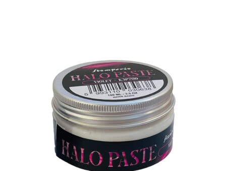 Imagen del bote de Halo Paste de Stamperia color violeta