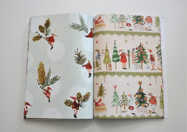 Libro papeles regalo 4 Bloc de papel de regalo Gratz Navidad