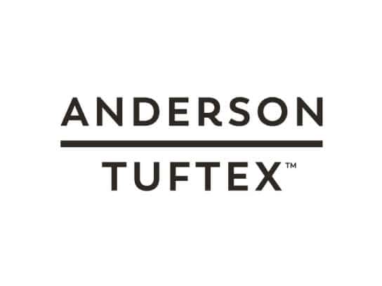 Anderson Tuftex logo for flooring products and services.