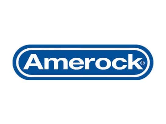 Amerock logo for cabinet hardware and home fixtures.