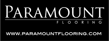 Paramount Flooring logo on black background for SEO.