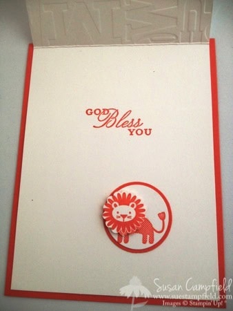 Zoo Babies Alphabet Press Baby Card and Circus Lion Box Package Topper3-imp