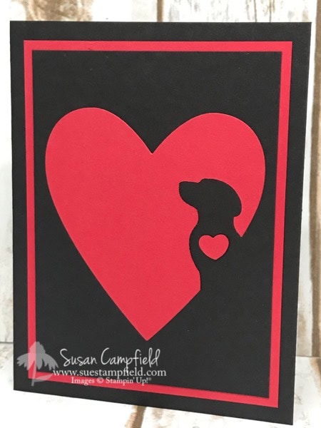 Dog and Cat Silhouette Cards Stampin' Up! - 4