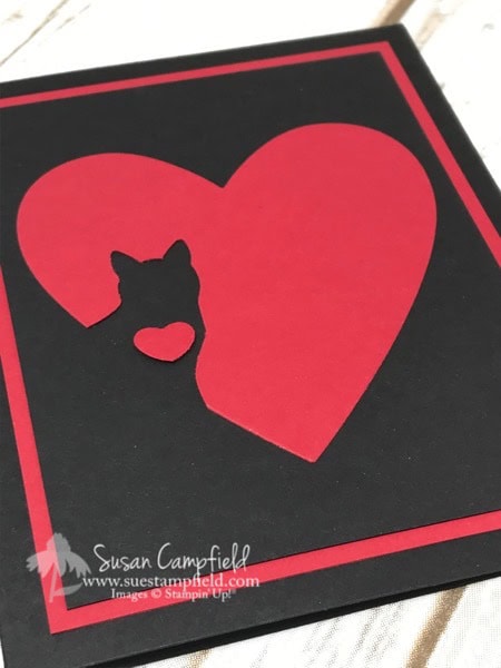 Dog and Cat Silhouette Cards Stampin' Up! - 4
